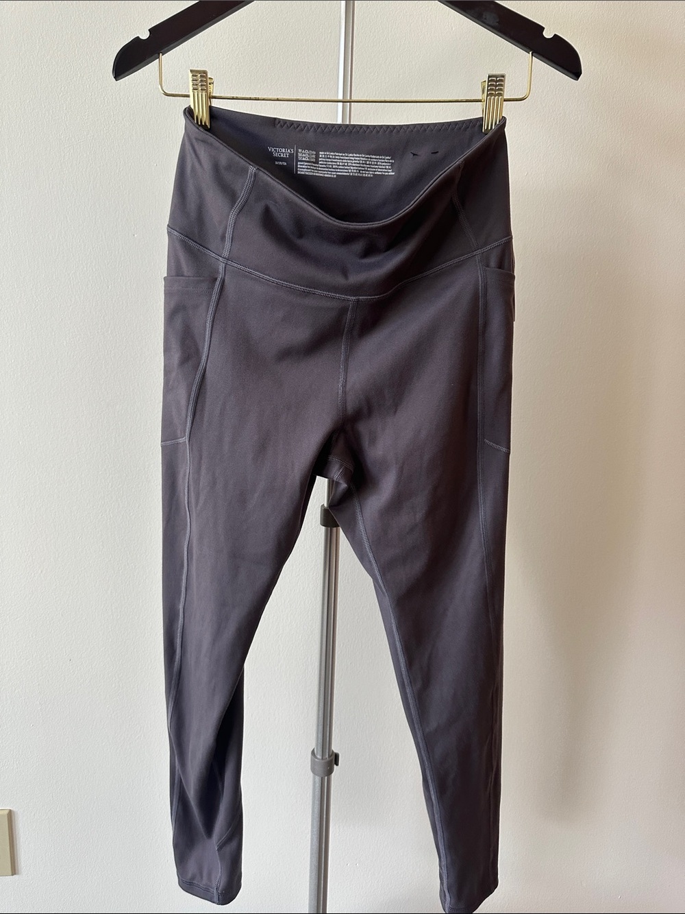 Victoria's Secret Charcoal Gray High-Waist Leggings